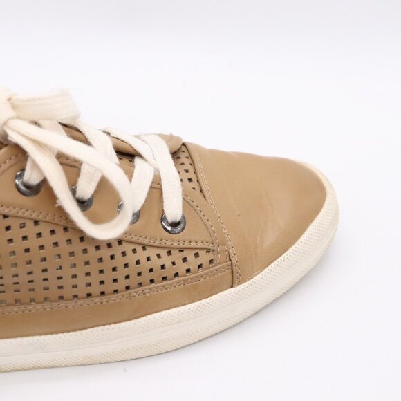 Calvin Klein Marigold Leather Fashion Sneakers Women's Size 8 (EU 38)Brown Shoes - Picture 12 of 16